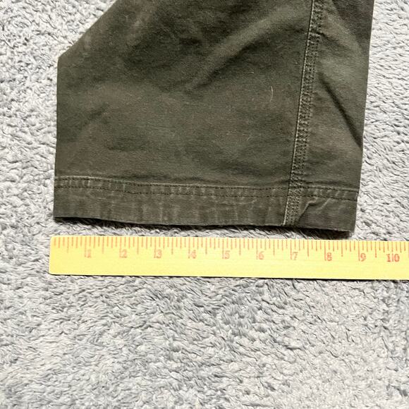 Duluth Trading Pants Mens 36 x32 Green Flex Fire Hose Cargo Work - Picture 13 of 13